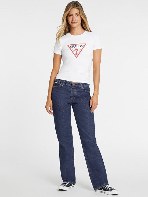 Guess Slim Iconic Tee Wit | GUESS-SN27438