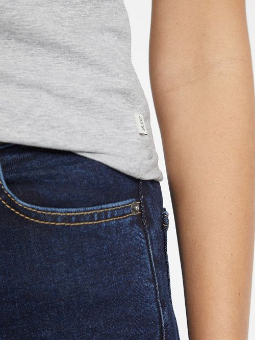 Guess Slim Logo Tee Grijs | GUESS-SN27124