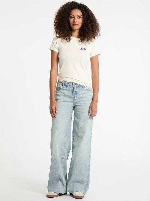 Guess Slim Logo Tee Wit | GUESS-SN27292