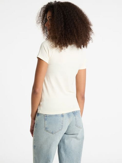 Guess Slim Logo Tee Wit | GUESS-SN27292