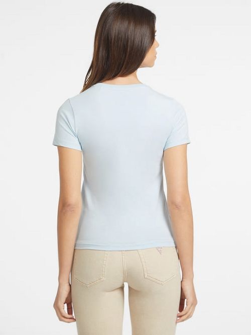 Guess Slim Mini American Tradition Tee Blauw | GUESS-SN27167