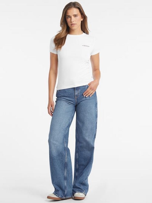 Guess Slim Mini American Tradition Tee Wit | GUESS-SN27392