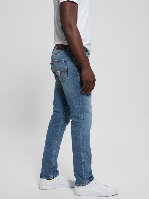 Guess Slim Tapered Jeans Blauw | GUESS-SN30361