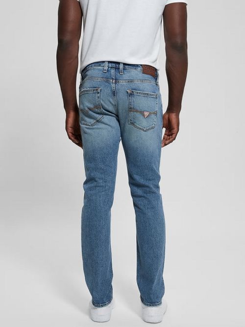 Guess Slim Tapered Jeans Blauw | GUESS-SN30361