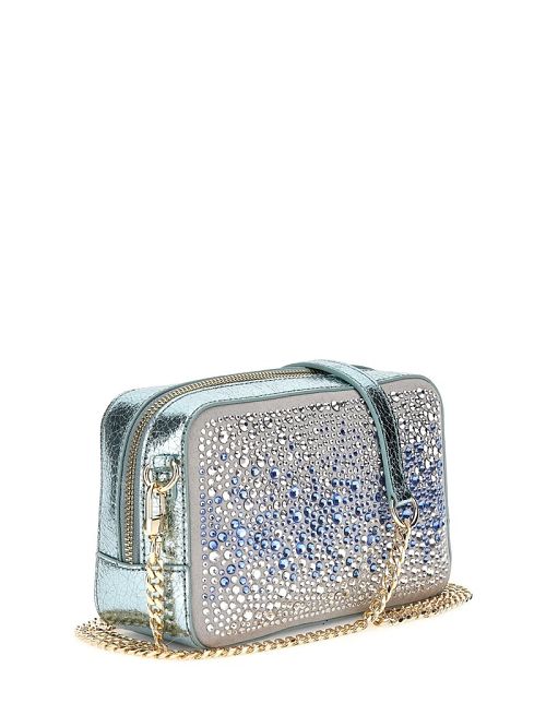 Guess Sofia Crystal Mini Crossbody Blauw | GUESS-SN28824