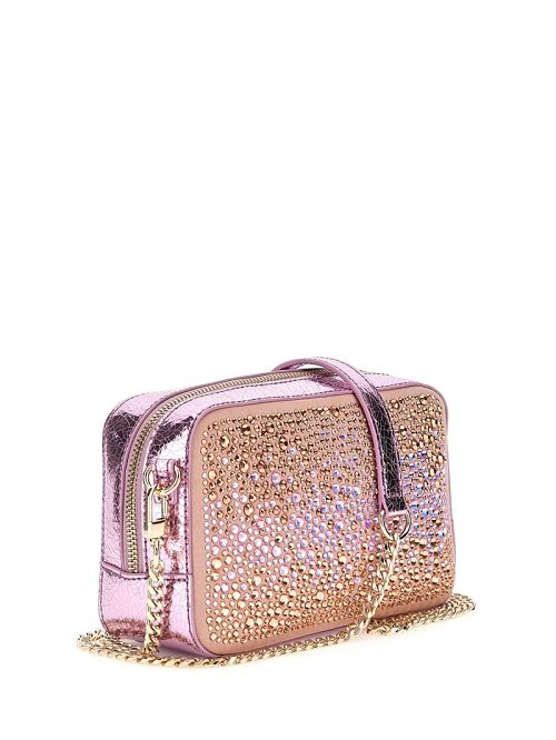 Guess Sofia Crystal Mini Crossbody Roze | GUESS-SN28951