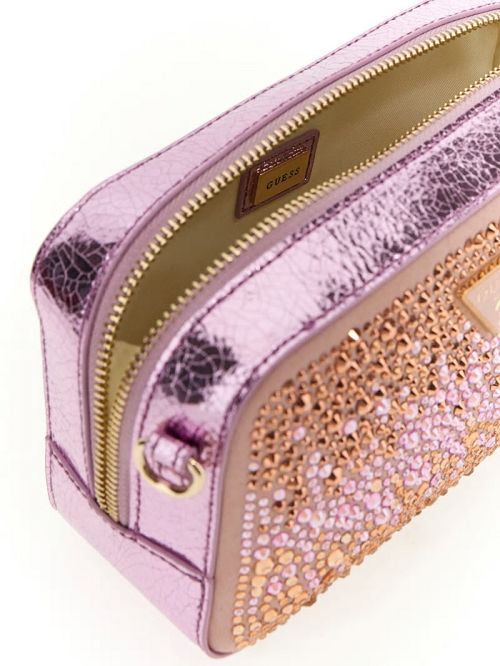 Guess Sofia Crystal Mini Crossbody Roze | GUESS-SN28951
