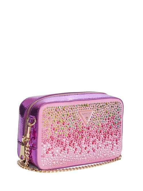 Guess Sofia Crystal Mini Crossbody Roze | GUESS-SN28969