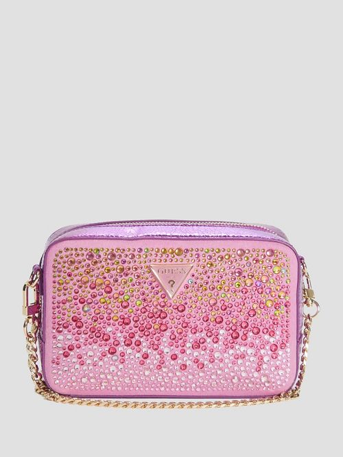 Guess Sofia Crystal Mini Crossbody Roze | GUESS-SN28969