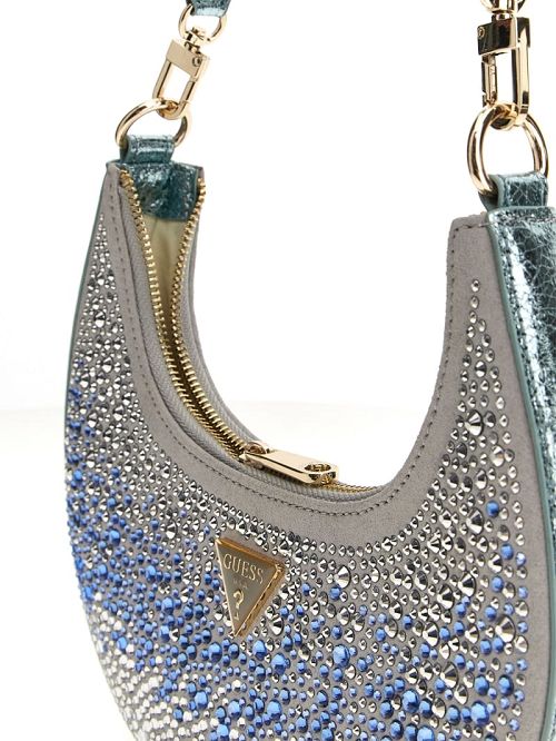 Guess Sofia Crystal Shoulder Bag Blauw | GUESS-SN29147