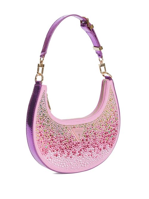 Guess Sofia Crystal Shoulder Bag Roze | GUESS-SN29151
