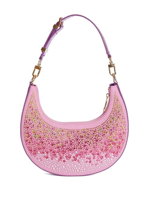 Guess Sofia Crystal Shoulder Bag Roze | GUESS-SN29151