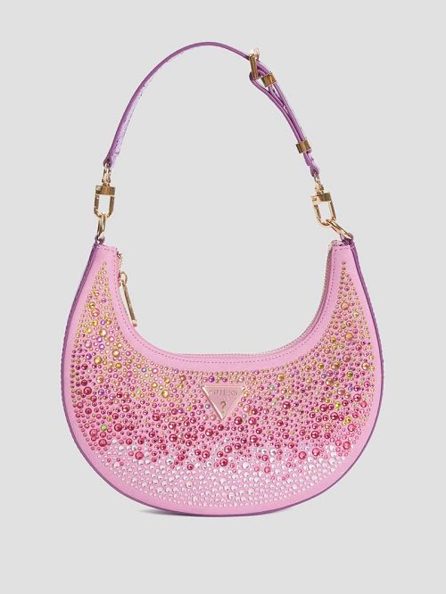 Guess Sofia Crystal Shoulder Bag Roze | GUESS-SN29151
