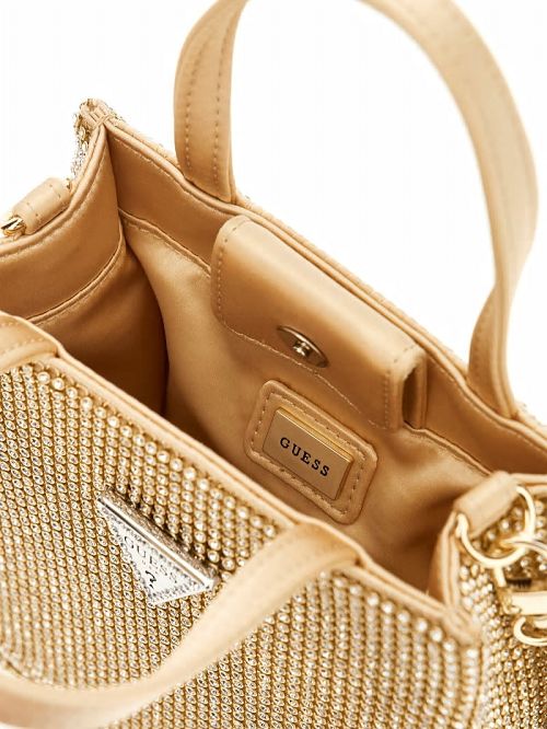 Guess Sofia Crystal Tote Goud | GUESS-SN29374