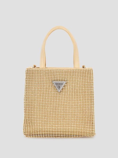 Guess Sofia Crystal Tote Goud | GUESS-SN29374