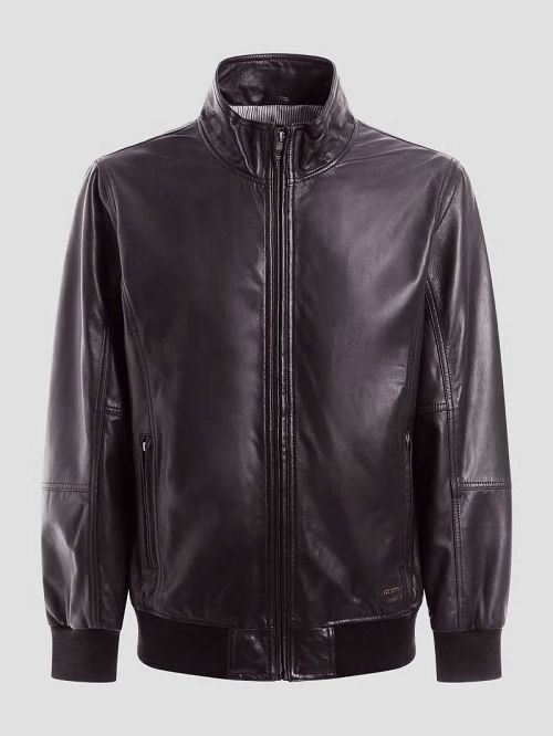 Guess Soft Leather Jacket Bruin | GUESS-SN30878