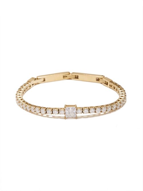 Guess Solitaire Tennis Bracelet Goud | GUESS-SN30322