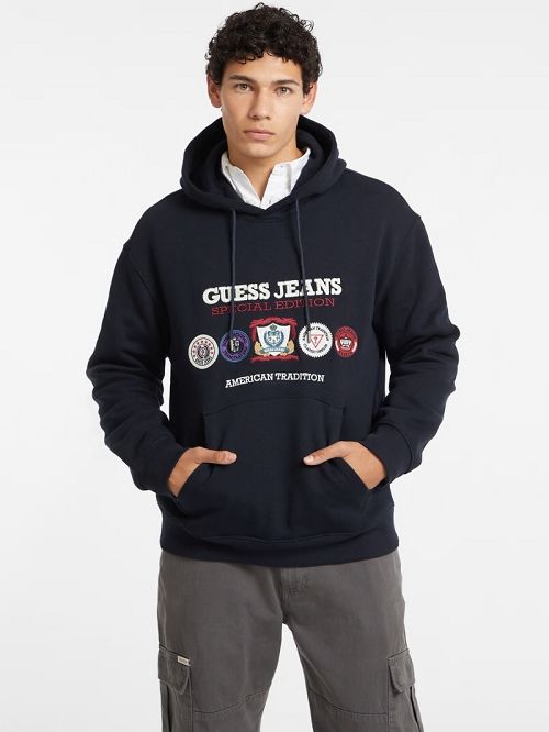 Guess Special Edition Hoodie Blauw | GUESS-SN30962