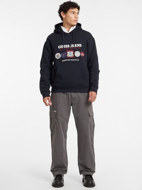 Guess Special Edition Hoodie Blauw | GUESS-SN30962