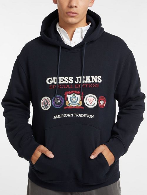Guess Special Edition Hoodie Blauw | GUESS-SN30962