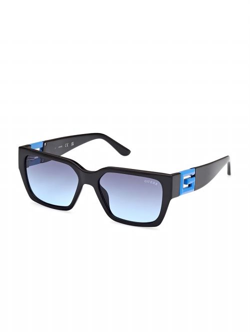 Guess Square Sunglasses and Fabric Chain Set Blauw | GUESS-SN30071