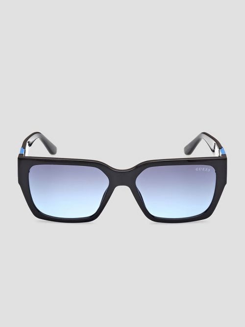 Guess Square Sunglasses and Fabric Chain Set Blauw | GUESS-SN30071