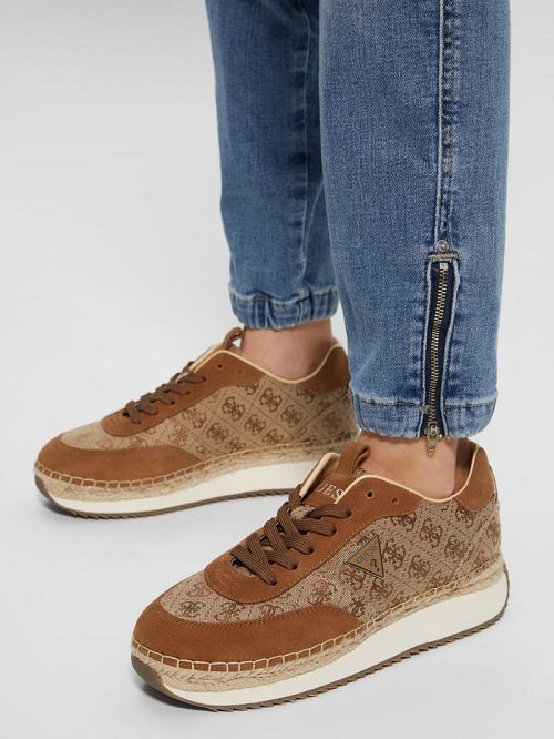 Guess Stefen Espadrille Joggers Bruin | GUESS-SN29493