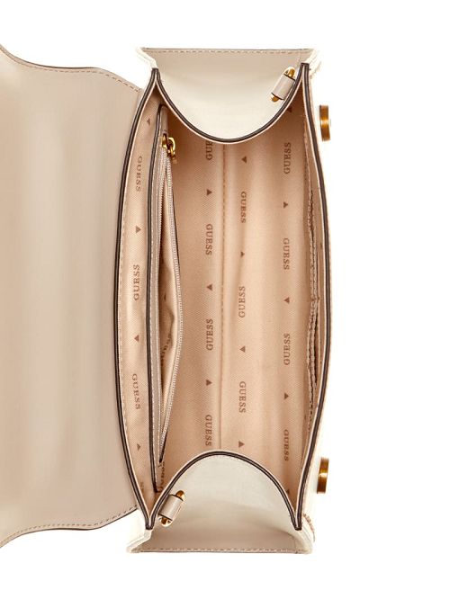 Guess Stephi Bamboo Handle Mini Satchel Wit | GUESS-SN29301
