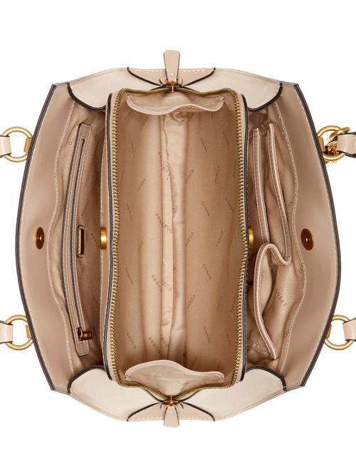 Guess Stephi Girlfriend Satchel Beige | GUESS-SN29221