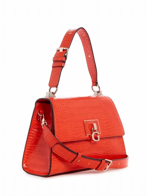 Guess Stephi Top-Handle Flap Bag Oranje | GUESS-SN29223