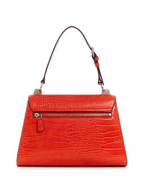Guess Stephi Top-Handle Flap Bag Oranje | GUESS-SN29223