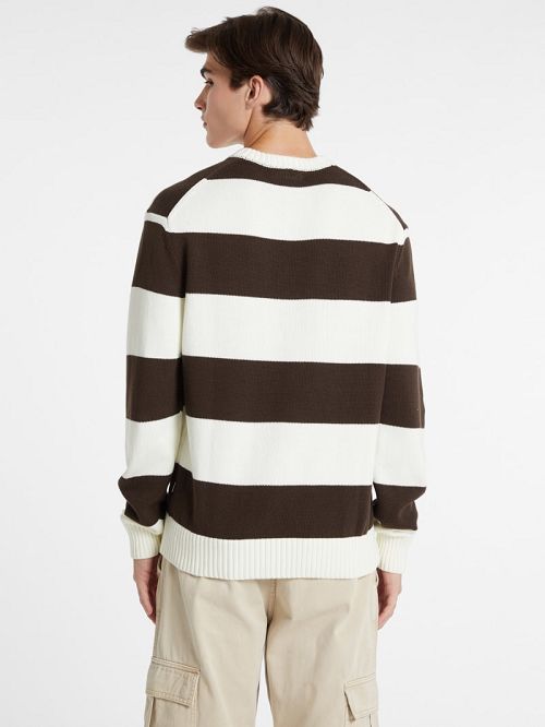 Guess Striped Embroidered Logo Sweater Multi | GUESS-SN30910
