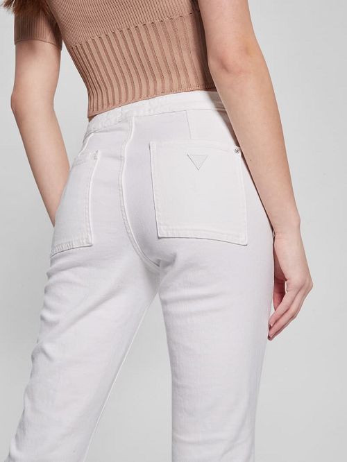 Guess Tahlia Kick Jeans Wit | GUESS-SN26490