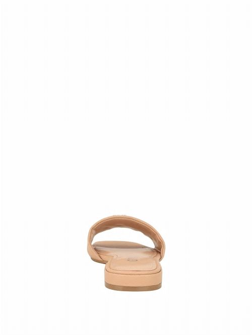 Guess Tamed Triangle Sandals Beige | GUESS-SN29696
