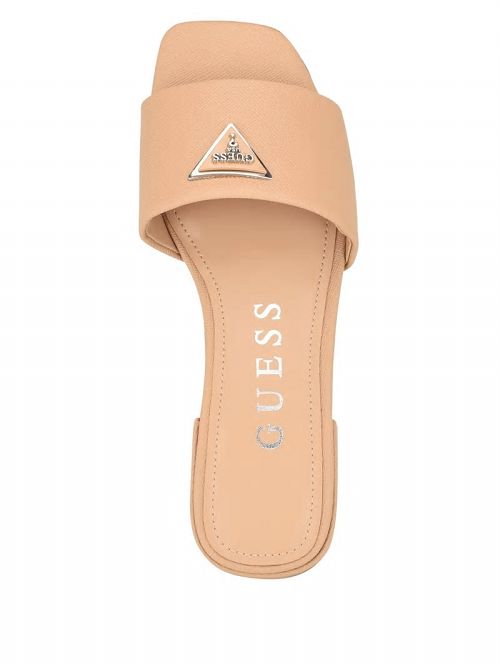 Guess Tamed Triangle Sandals Beige | GUESS-SN29696