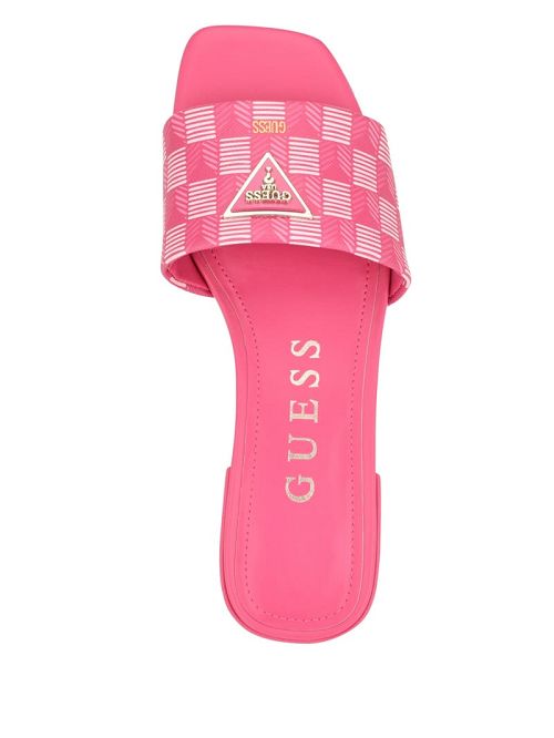 Guess Tamed Triangle Sandals Roze | GUESS-SN29628