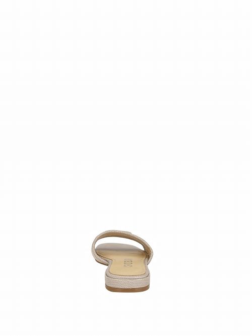 Guess Tampa Signature G Sandals Beige | GUESS-SN29633