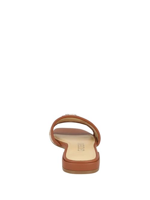 Guess Tamsen Slide Sandals Bruin | GUESS-SN29620