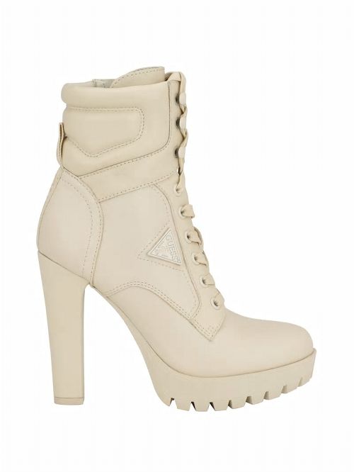 Guess Tanisa Heeled Booties Wit | GUESS-SN29949