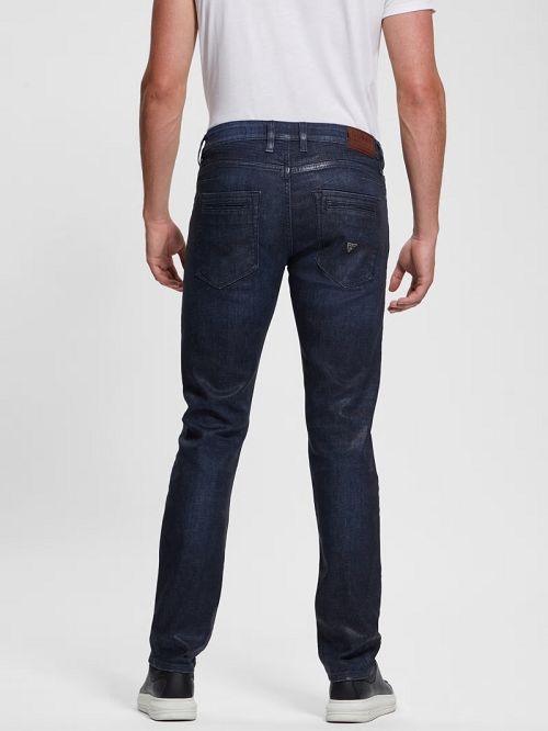 Guess Tapered Zip Pocket Jeans Blauw | GUESS-SN30389