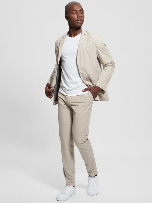 Guess Tech-Stretch Blazer Beige | GUESS-SN30866