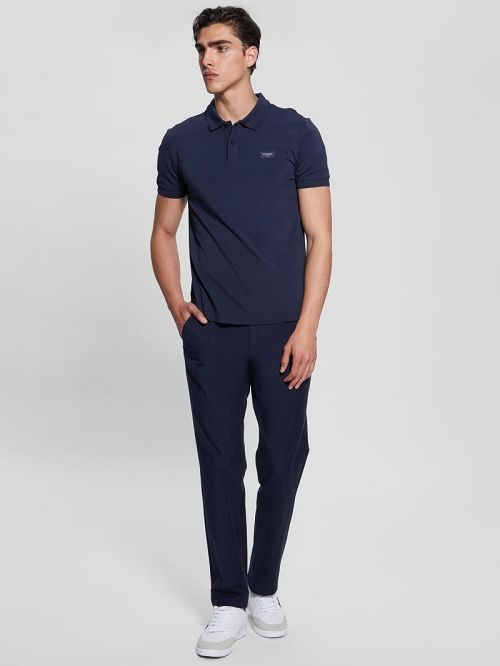 Guess Tech-Stretch Polo Blauw | GUESS-SN31304