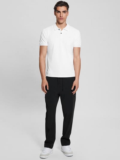 Guess Tech-Stretch Polo Wit | GUESS-SN31274