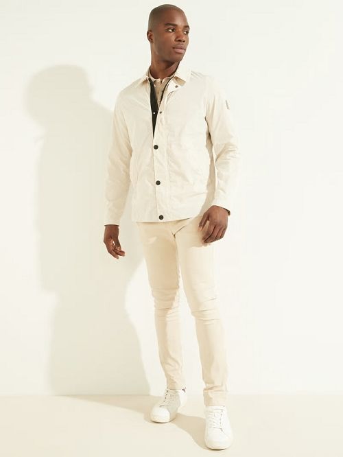 Guess Tech Jacket Wit | GUESS-SN30823
