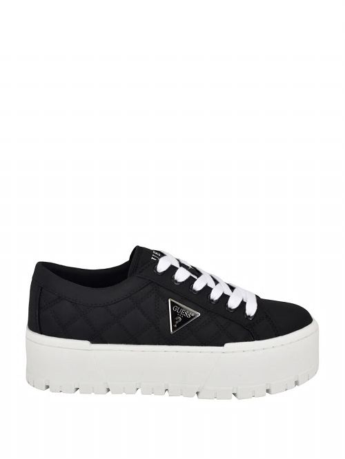 Guess Tesie Quilted Platform Sneakers Zwart | GUESS-SN29526