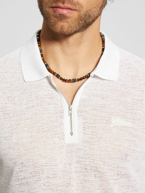 Guess Tiger Eye Necklace Multi | GUESS-SN31831