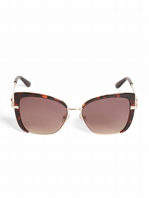 Guess Tinted Cat-Eye Sunglasses Bruin | GUESS-SN30079