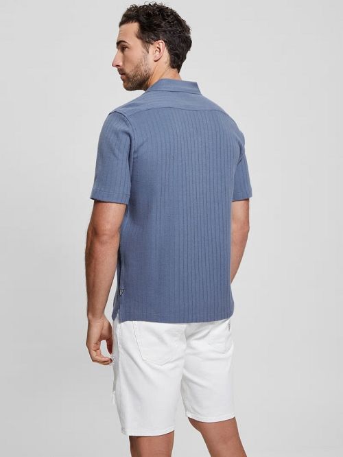 Guess Toledo Shirt Blauw | GUESS-SN31150