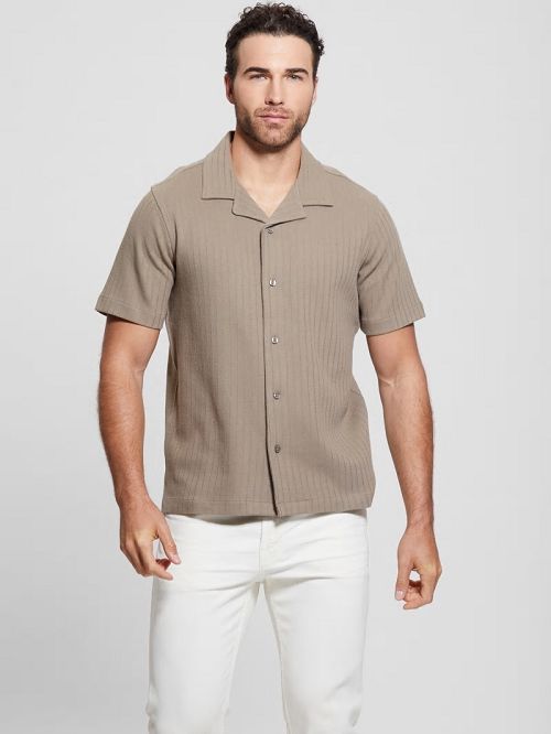 Guess Toledo Shirt Bruin | GUESS-SN31098