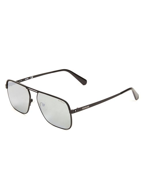 Guess Top Bar Aviator Sunglasses Zwart | GUESS-SN31822